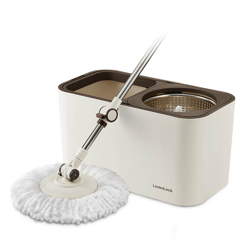 Bộ Cây Lau Nhà Dual Bucket Spin Mop 450x235x240mm - ETM478, , large image number null